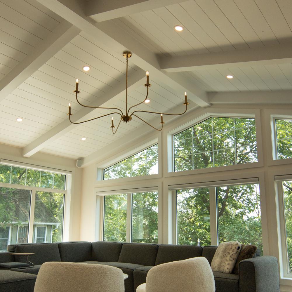 Lakeside sunroom addition